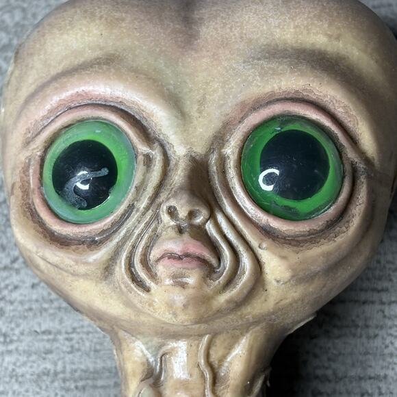 Latex Alien Extraterrestrial Figure Prop 13” Area 51 Halloween - Picture 2 of 9